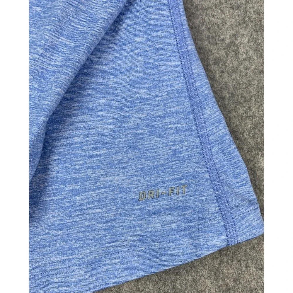 Nike Running Dri Fit Women’s 1/4 Zip Pullover Top, Long Sleeve, Blue, Size Small
